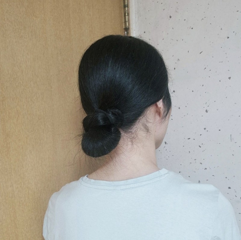 평상시 자주 하는 로우번 스타일 묶는법 2가지