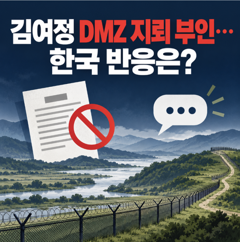김여정 DMZ 지뢰 발표 부인…한국 정부와 여야 반응 정리