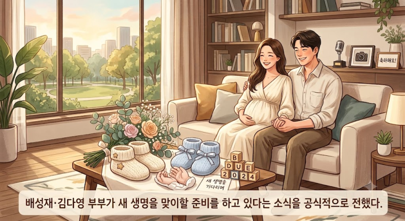배성재 김다영 임신 공식 발표｜결혼 1년 반 만에 부모 된다