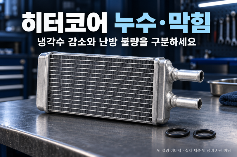 벤츠 W213 E220d (고질병) 히터코어·히터 호스 누수 증상, 수리·교환 비용