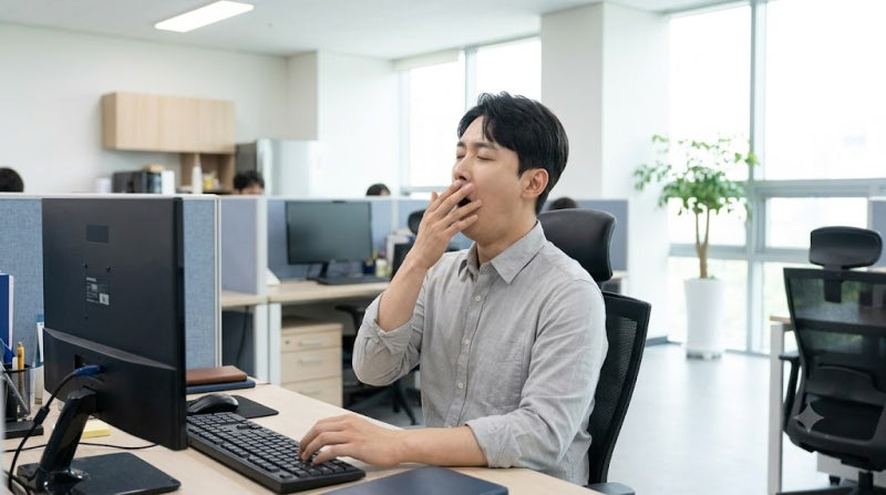 졸리지 않은데 하품이 계속 나는 이유와 몸이 보내는 건강 신호
