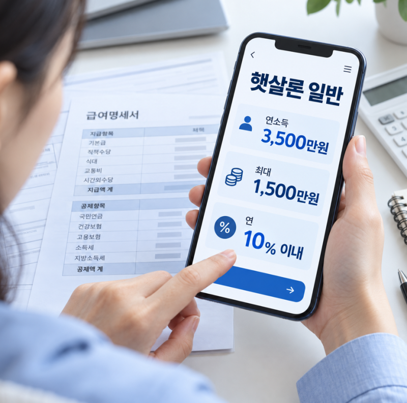 저소득층 서민대출 정부지원 상품 종류