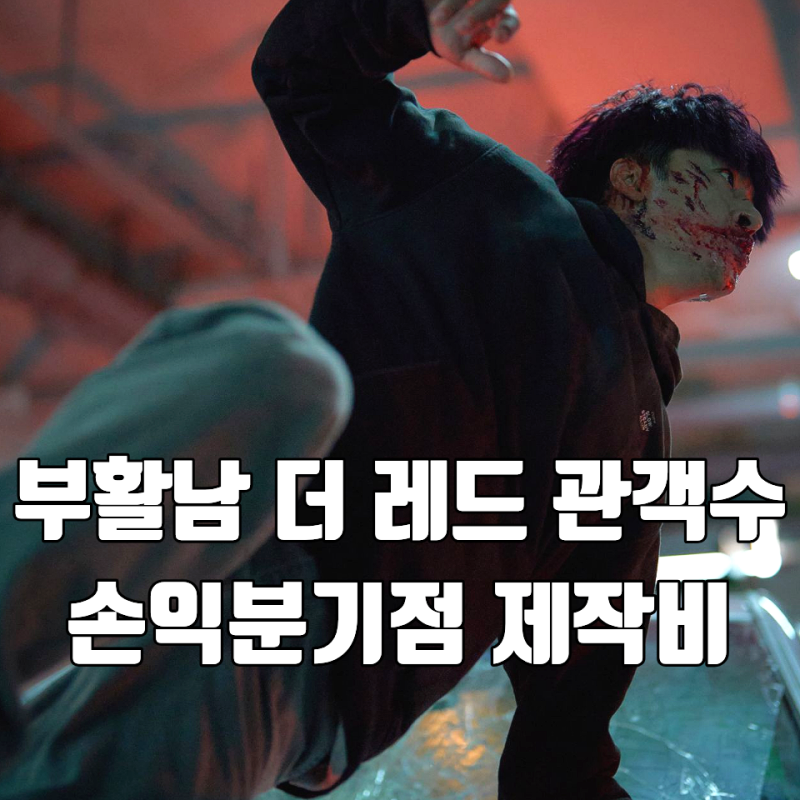 영화 부활남 더 레드 관객수 8일차 추이 / 누적 24만명 동원