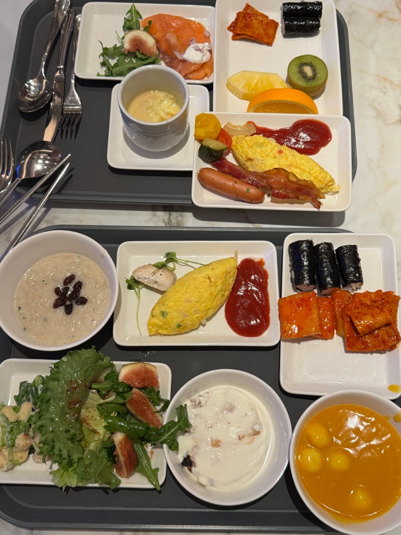 인천공항 2터미널 대한항공 마일러클럽 라운지 프레스티지 무료 업그레이드
