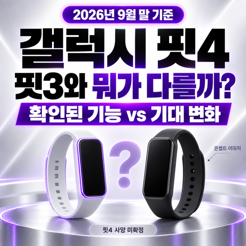 갤럭시 핏4, 핏3와 뭐가 달라질까? 확인된 기능과 기대 변화 비교