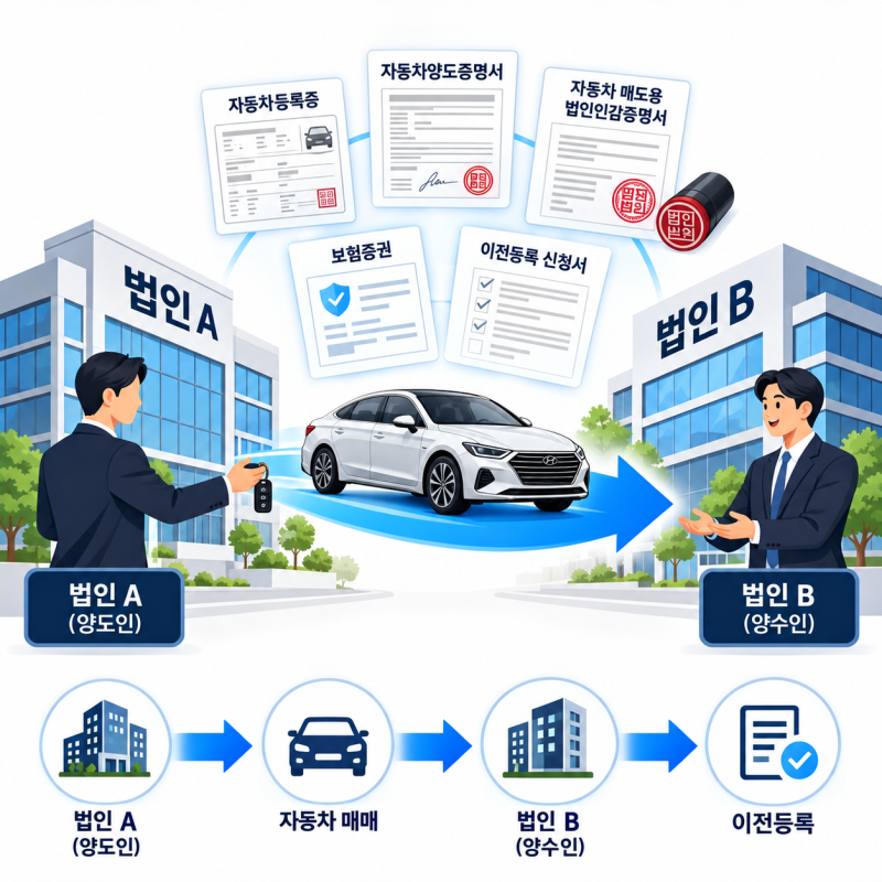 법인차 명의이전 어떻게 하나요? 법인→법인 차량 매매 서류·절차 정리