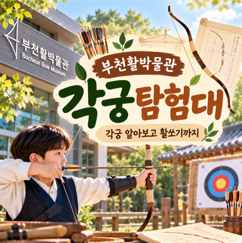 각궁 알아보고 활쏘기까지 부천활박물관 각궁탐험대