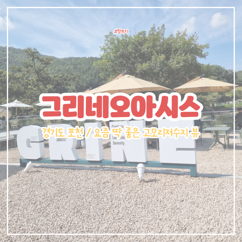 포천 그리네오아시스 | 가을에 추천하는 호수뷰 베이커리 카페 후기