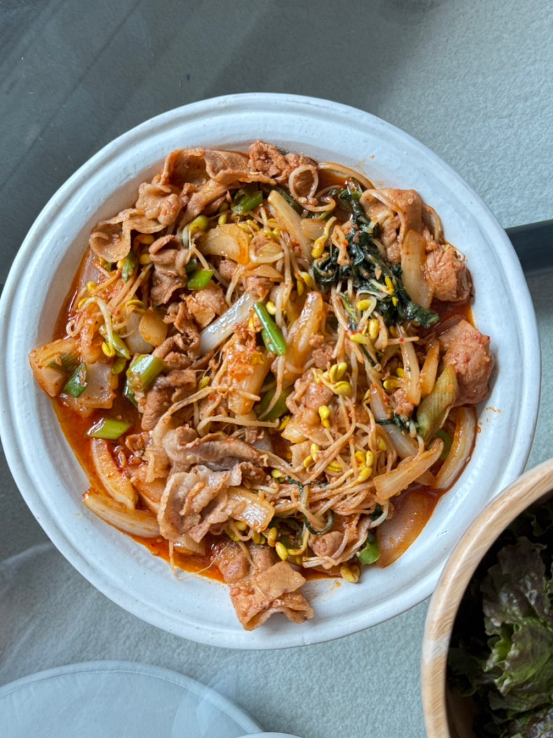 [간단 요리 레시피] 대패삼겹살 활용한 콩불 레시피
