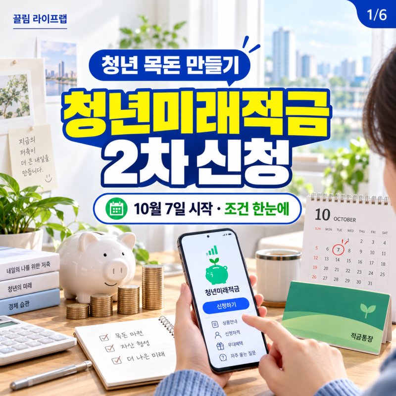 청년미래적금 2차 신청 언제? 가입조건 금리 정부기여금 청년도약계좌 갈아타기