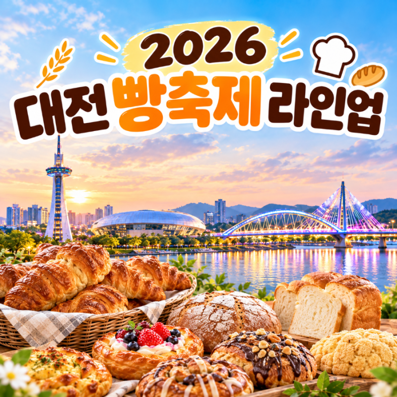 [2026 대전 빵축제 라인업] 엑스포과학공원 위치·시간·주차·성심당 총정리