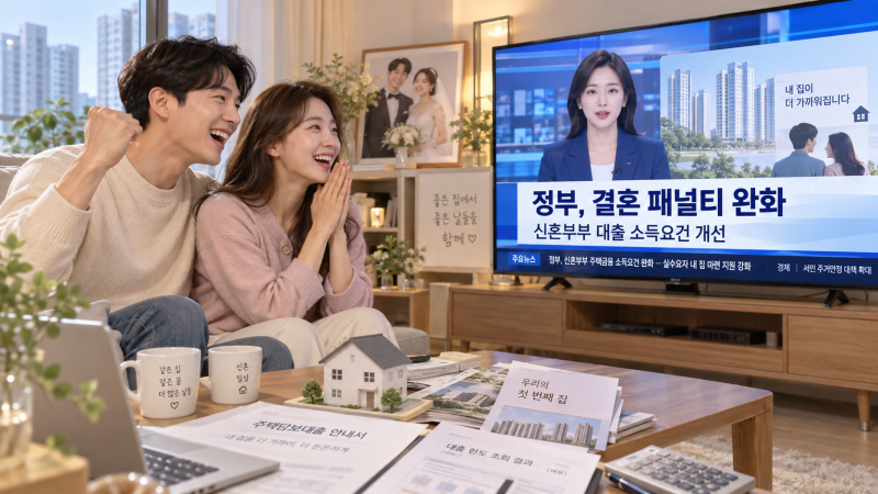 26년 4분기 최신판 "생애최초 주담대 조건" | 결혼 패널티 완화 조건 | 한도·소득·DSR 총정리