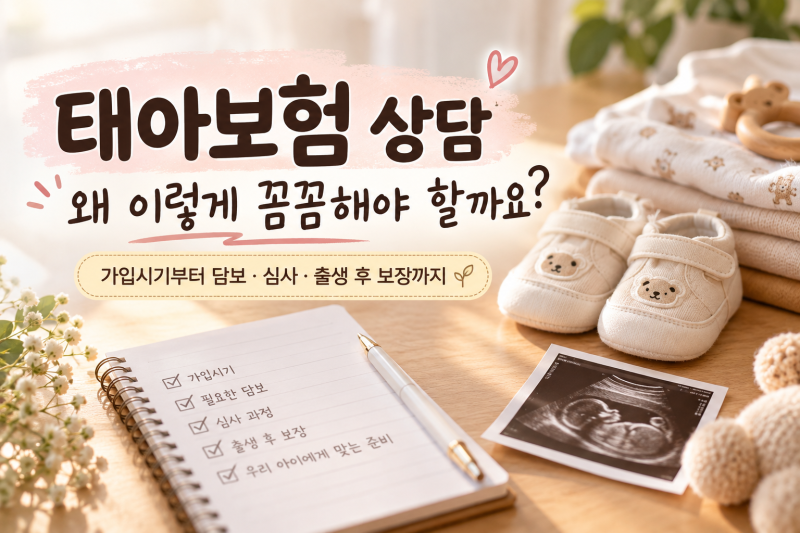태아보험 상담, 왜 이렇게 꼼꼼해야 할까요?｜실제 상담 사례로 알아본 가입 전 체크사항