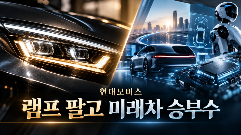 현대모비스 램프사업 결국 매각…2조 원대 사업 내려놓은 이유는?