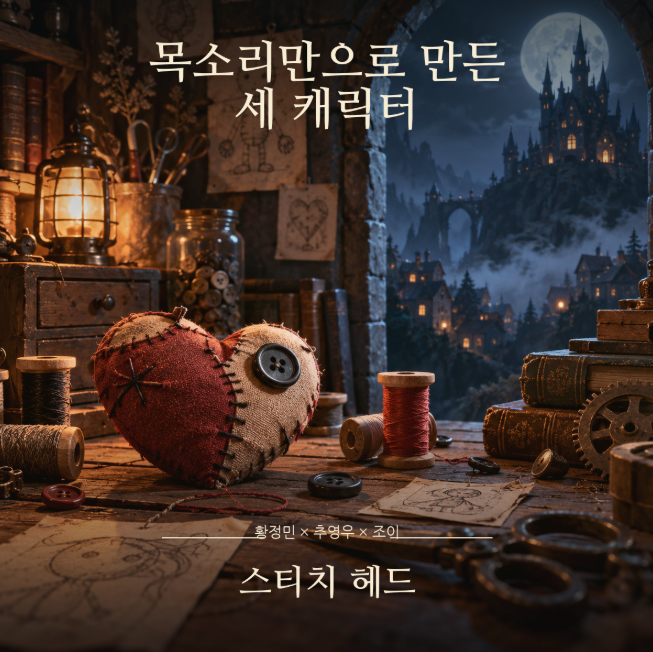 황정민·추영우·조이 ‘스티치 헤드’, 첫 애니 더빙에서 맡은 세 캐릭터