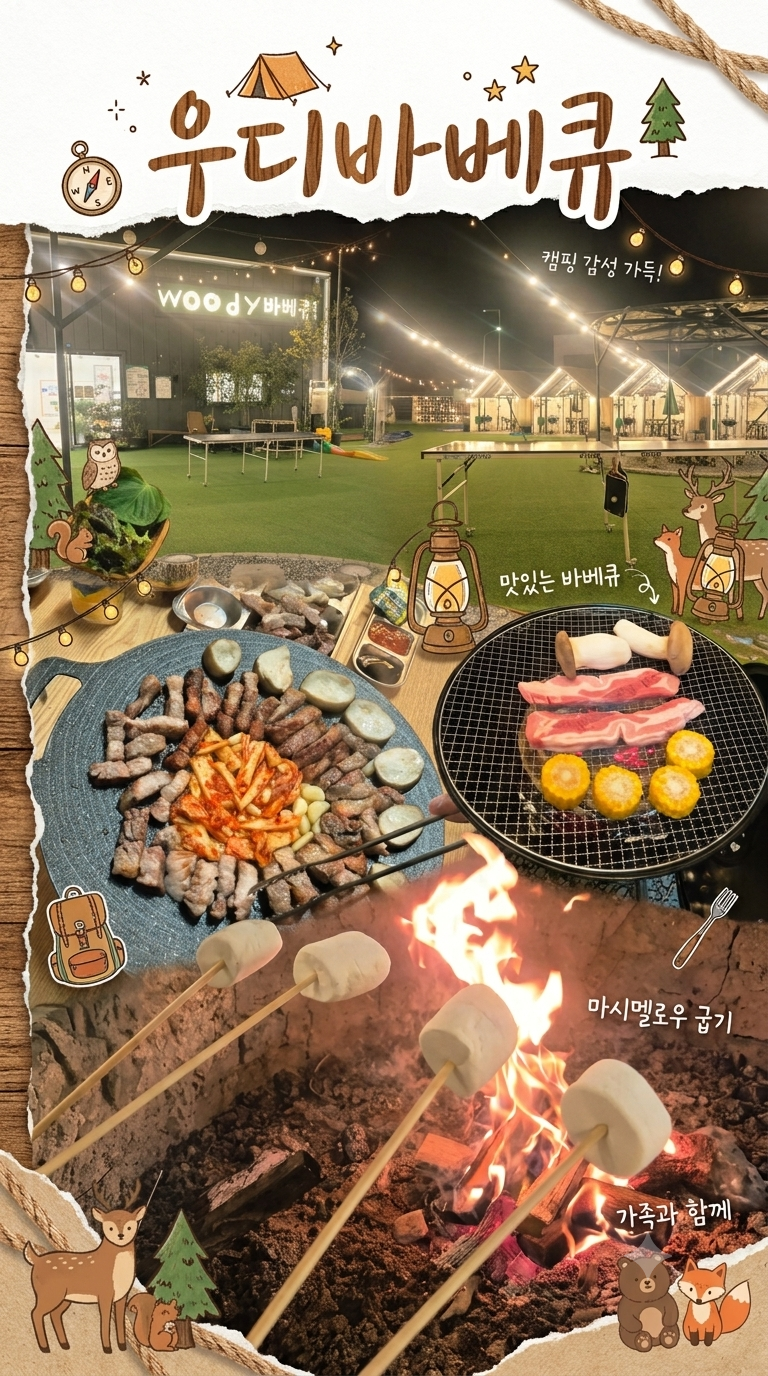 ️ [부산강서구맛집] '우디바베큐'가족 나들이