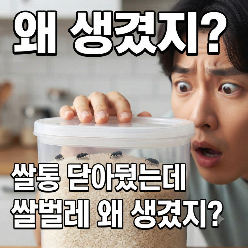 쌀바구미 어디서 생겼을까? 쌀벌레 생기는 이유와 다시 안 생기게 하는 법