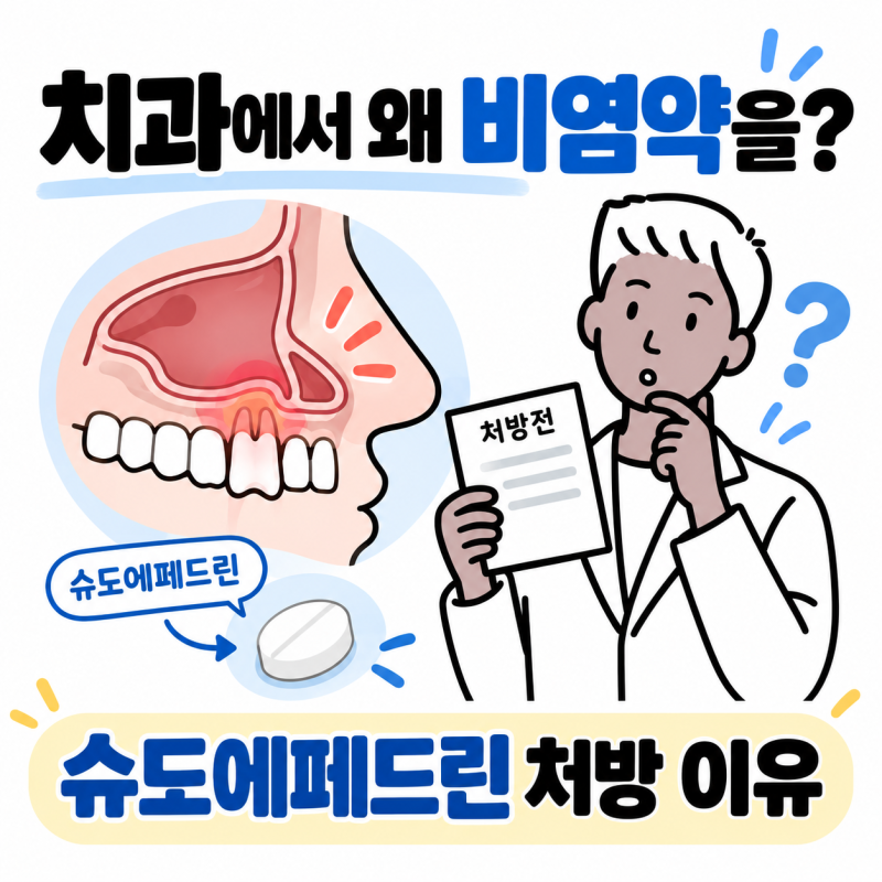 치과·성형외과에서 왜 비염약이 나올까? '슈도에페드린' 처방 이유