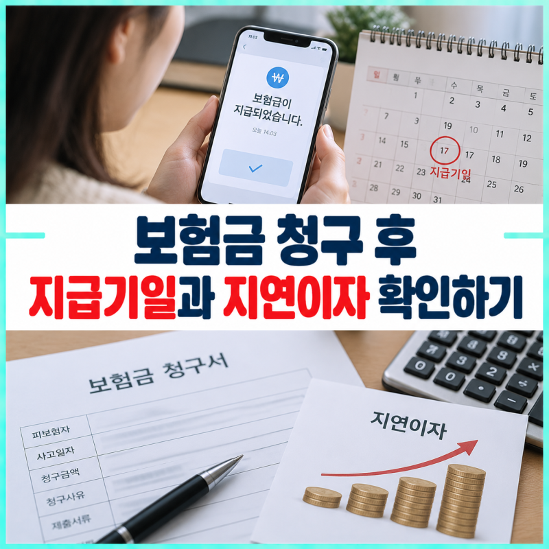 보험금 청구 후 지급이 계속 늦어진다면? 지급기일과 지연이자 확인하기
