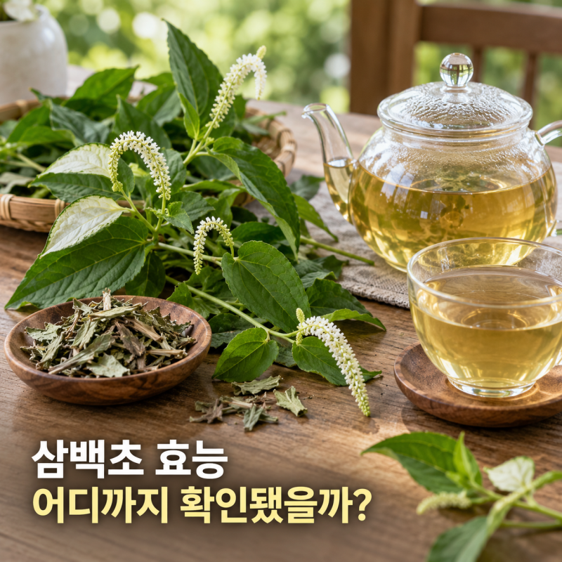 삼백초 효능, 연구로 확인된 범위와 차로 먹는 방법
