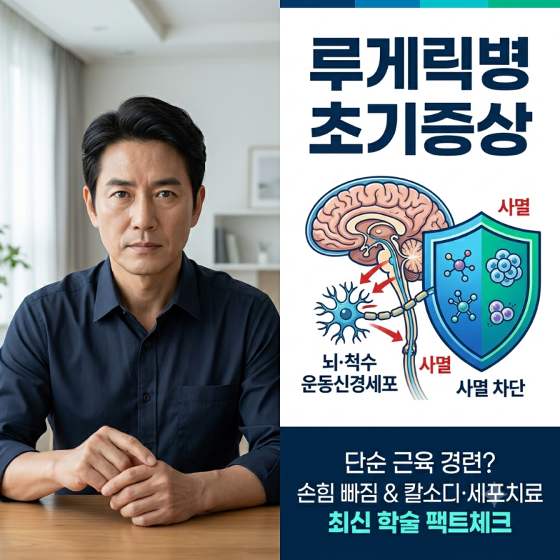 루게릭병 초기증상과 신경계를 뒤흔든 최신 연구동향