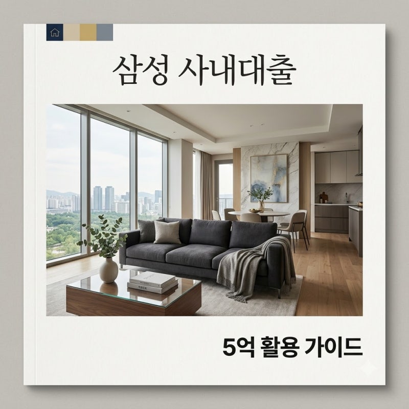 삼성전자 사내대출 5억 1.5% 금리와 DSR 적용