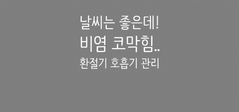 [생활/건강] 환절기 비염 코막힘 원인과 뚫는 법 총정리! 집에서 코 건강 지키는 실내 습도·....