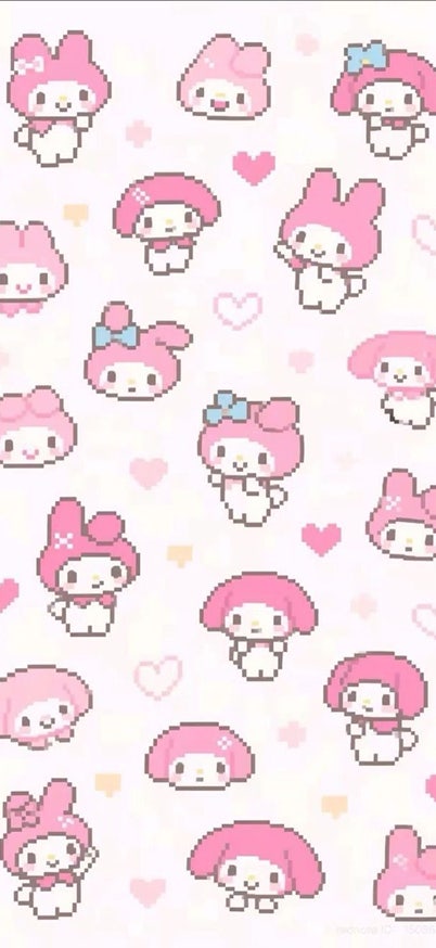 아이폰17pro 아이폰18pro 배경화면 마이멜로디 배경화면 모음, 핑크 러블리 감성 가득