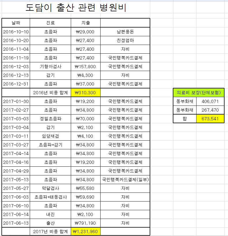 공무원 단체보험 임신·출산 의료비 보장 후기｜제왕절개까지 실제 받은 보험금
