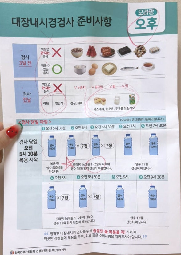 대장내시경 오후검사 후기, 검사 후 계속 설사해서 회복할 때 챙겨먹은 것