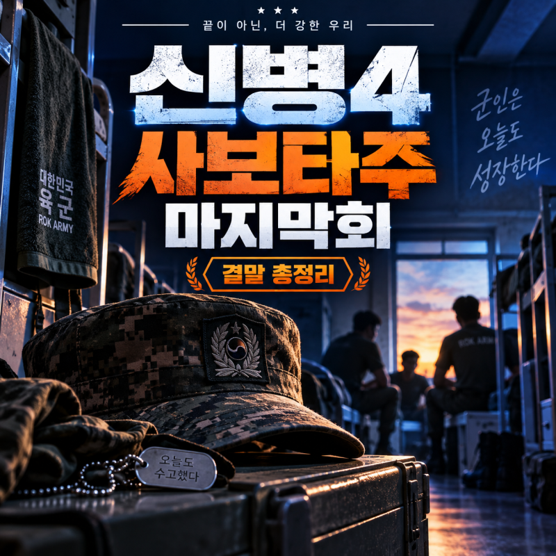 신병4 사보타주 마지막회 결말 최민호 등장과 최고 시청률 정리