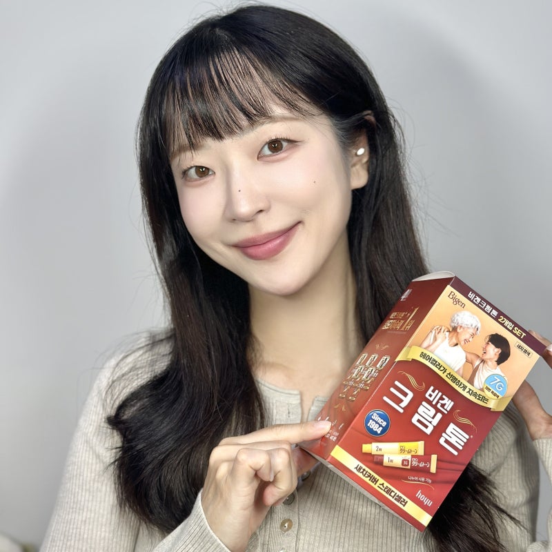 부모님 새치 염색약 추천 비겐크림톤 직접 사용해본 후기