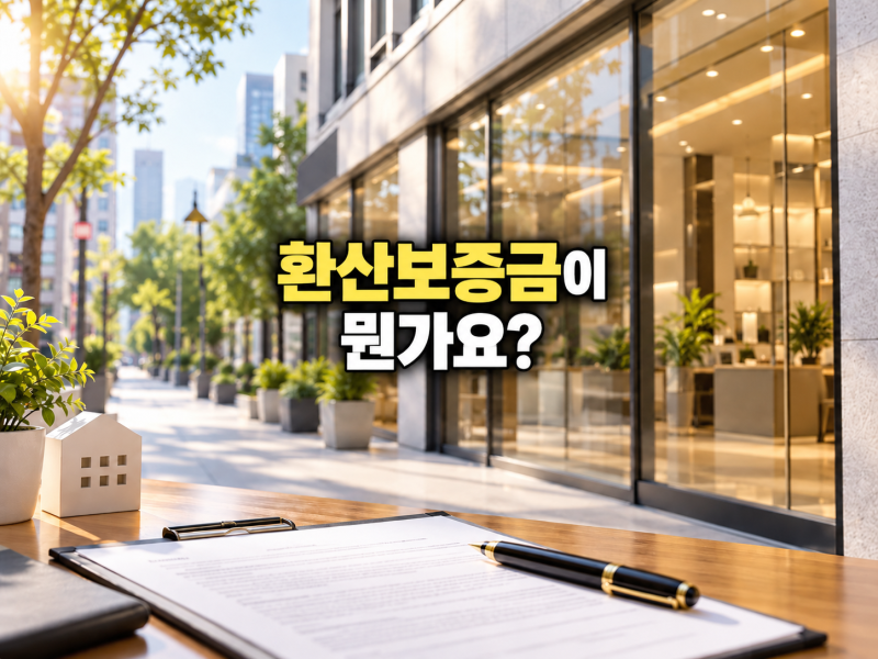 환산보증금이 뭔가요? 계산은 어떻게 하나요?