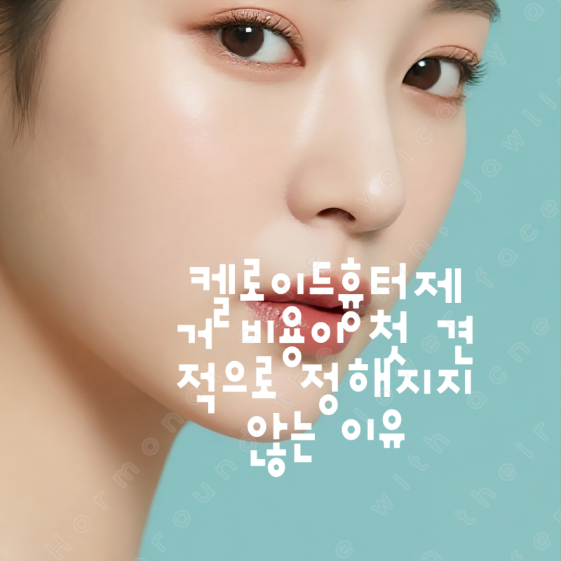 켈로이드흉터제거 비용이 첫 견적으로 정해지지 않는 이유