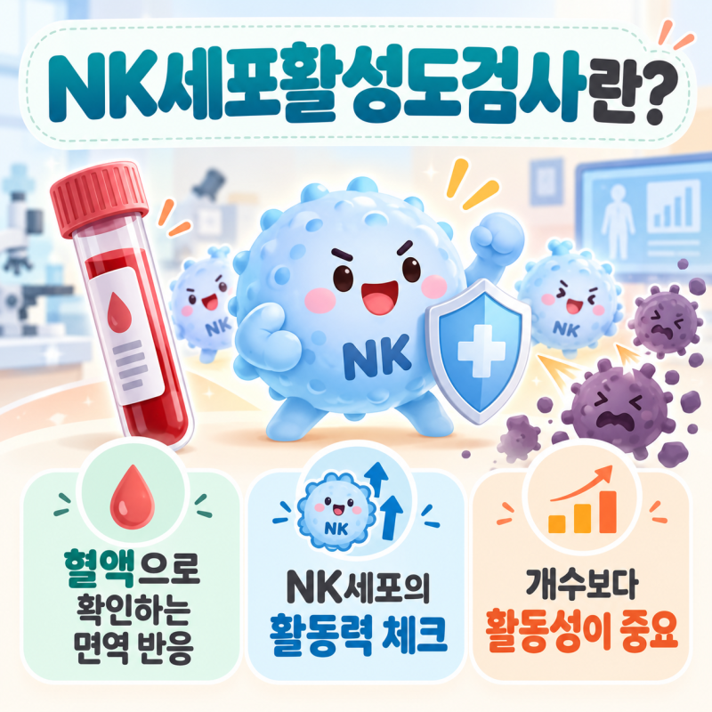 NK세포활성도검사 비용과 병원 종류, 내과에서도 받을 수 있을까요