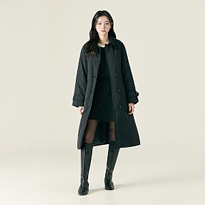 로엠 니트카라 트렌치 롱다운 RMJDF4CR14 직접 써본 솔직 후기