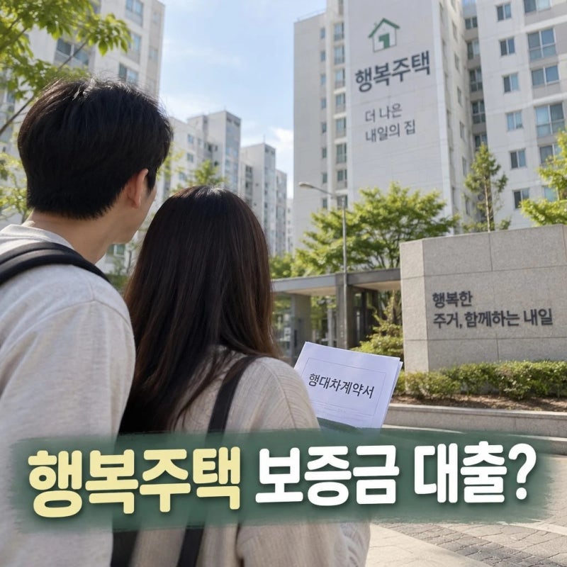 행복주택 보증금 대출 가능할까?｜청년·신혼부부 조건과 신청 전 확인사항