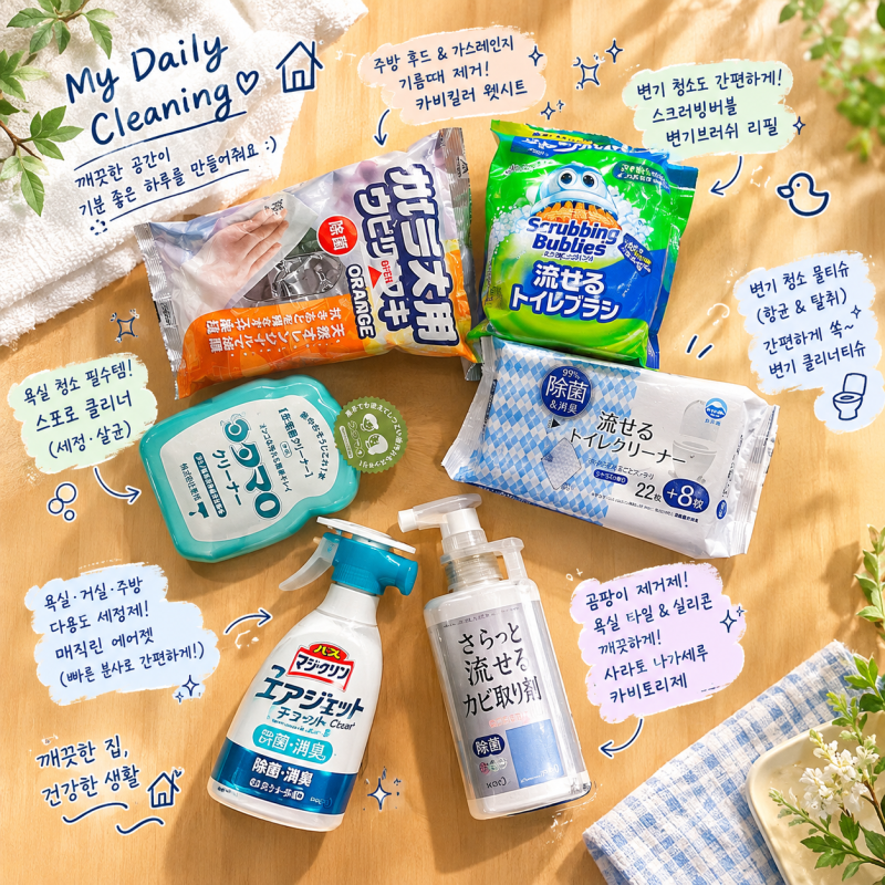 일본 여행 때 이거 꼭 사 오세요! 일본 1개월 차 주민의 Real 청소용품 털이