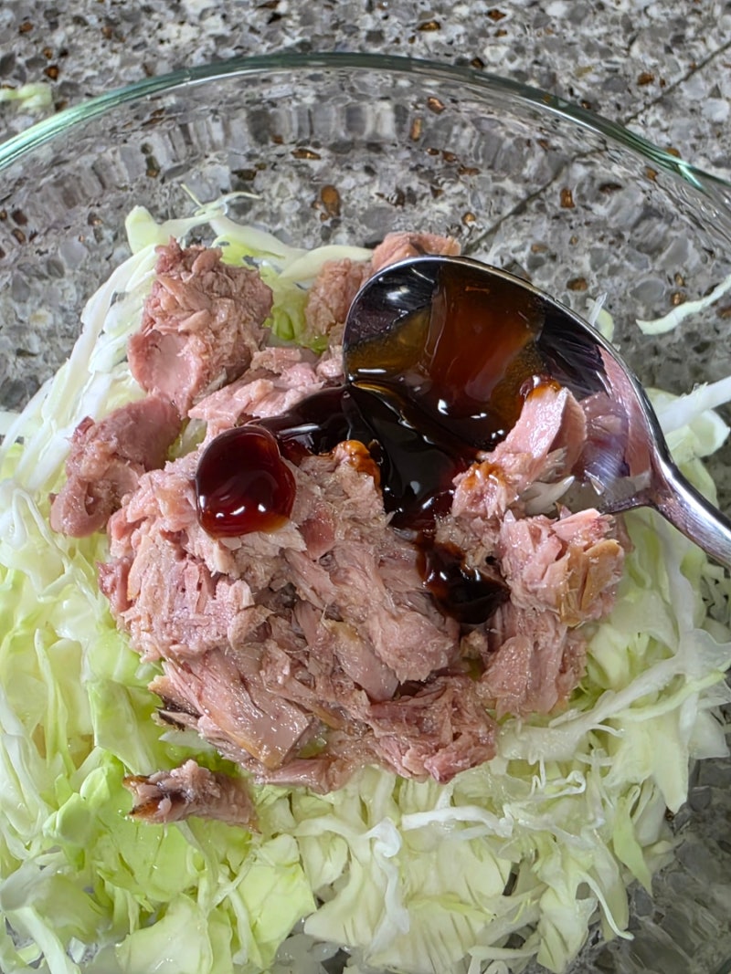 맛있는 다이어트 메뉴 - 양배추 참치덮밥