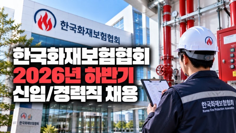 한국화재보험협회 2026년 하반기 신입/경력직 채용