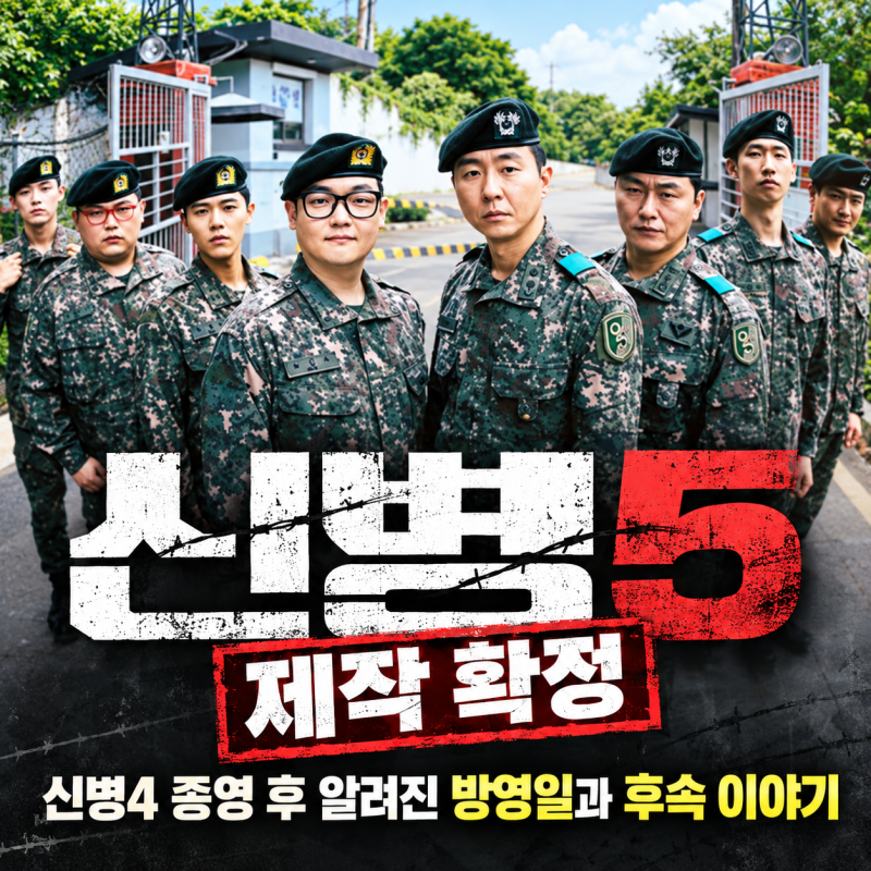 신병 시즌5 제작 확정, 신병4 종영 후 알려진 방영일과 후속 이야기