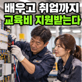 국비지원 교육 신청방법, 국민내일배움카드로 300만원부터 지원받는 법
