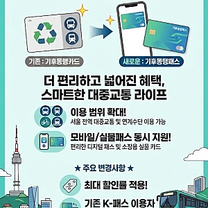 기후동행카드 2026년 9월 곧 종료. 모두의카드(기후동행패스) 전환·신청 방법 총정리