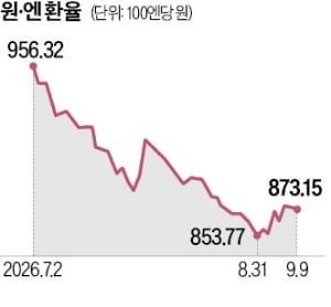 달러엔 157엔대 봤더니 엔저인데 100엔당 862원, 환전 창구는 왜 그대로일까