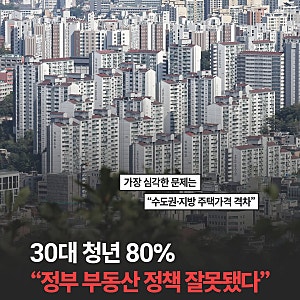 [부동산 리포트] 30대 78%가 돌아섰다! 현 정부 부동산 정책 여론조사 긴급 분석과 청년 내집마....