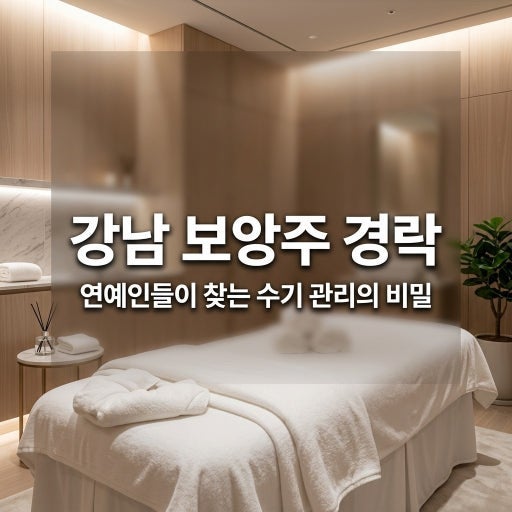 노은희 보앙주 연예인 경락 예약가능?