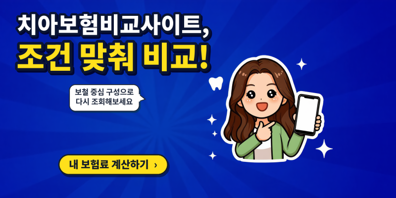 치아보험비교사이트 활용법, 치아보험추천 실속보장치아보험 기준