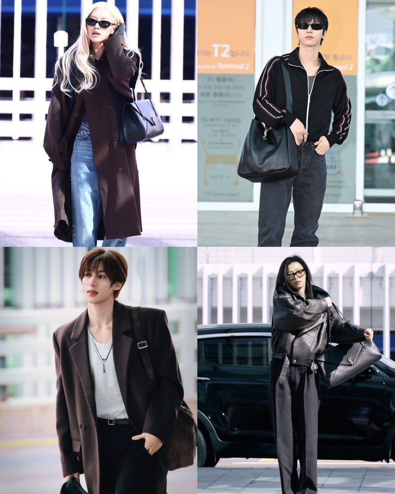 로제·전지현·텐·앤톤, 같은 날 생로랑 공항룩이 달랐던 이유