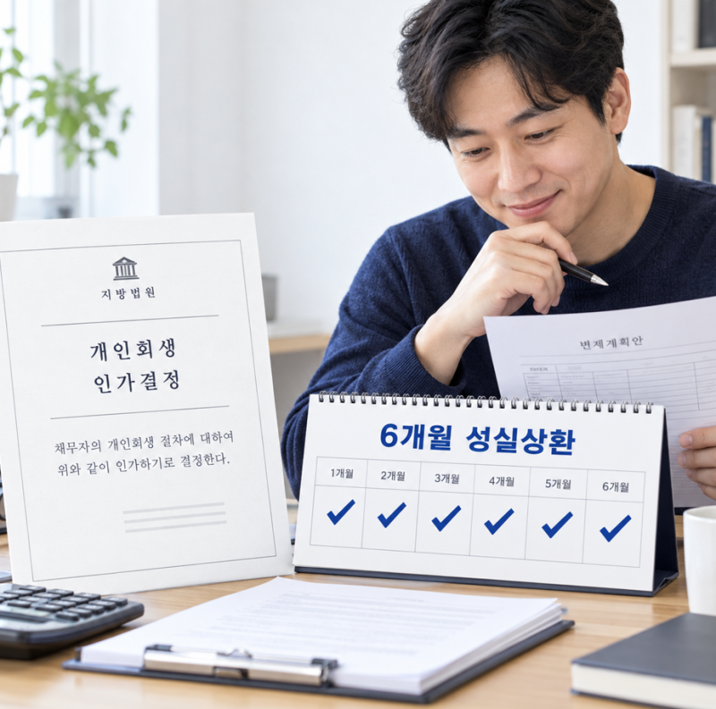 개인회생인가후대출 성실상환 기간이 중요한 이유