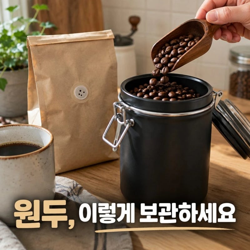 집에서 원두 신선하게 보관하는 방법, 이건 꼭 알고 가세요!